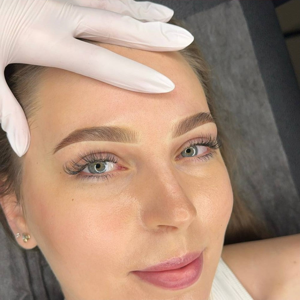 Brow PMU with FACE Mineral Medium used pure