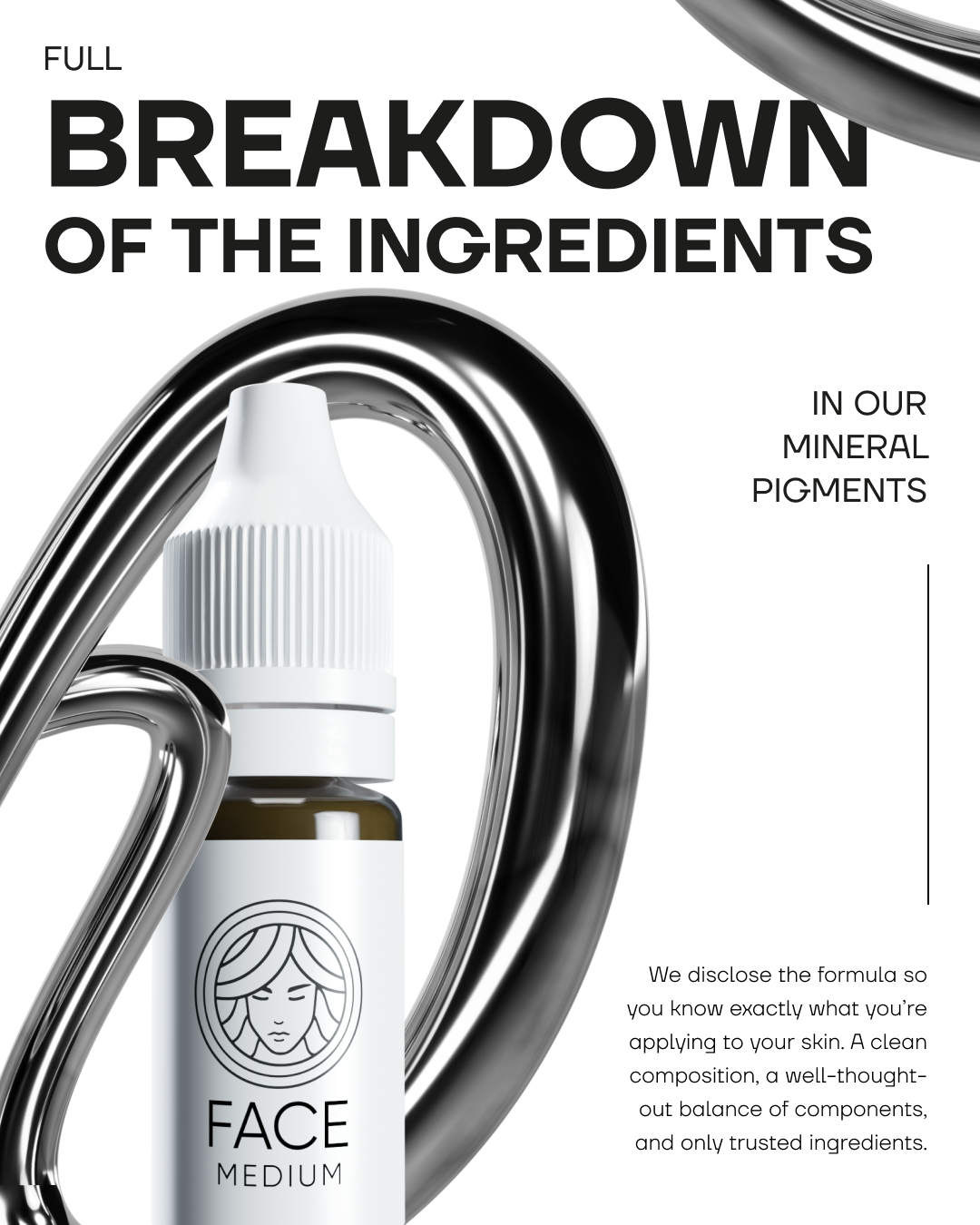 FACE Mineral Line brow pigments and correctors, product information 1 of 5
