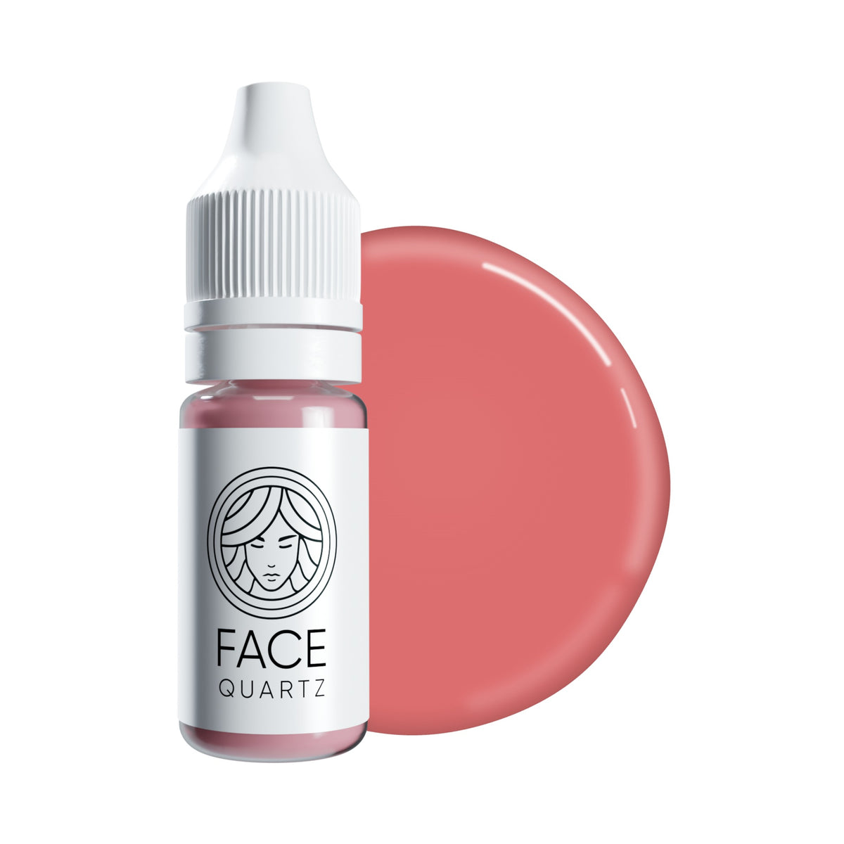 FACE Quartz Hybrid lip-PMU-pigment, flesje met kleurdruppel