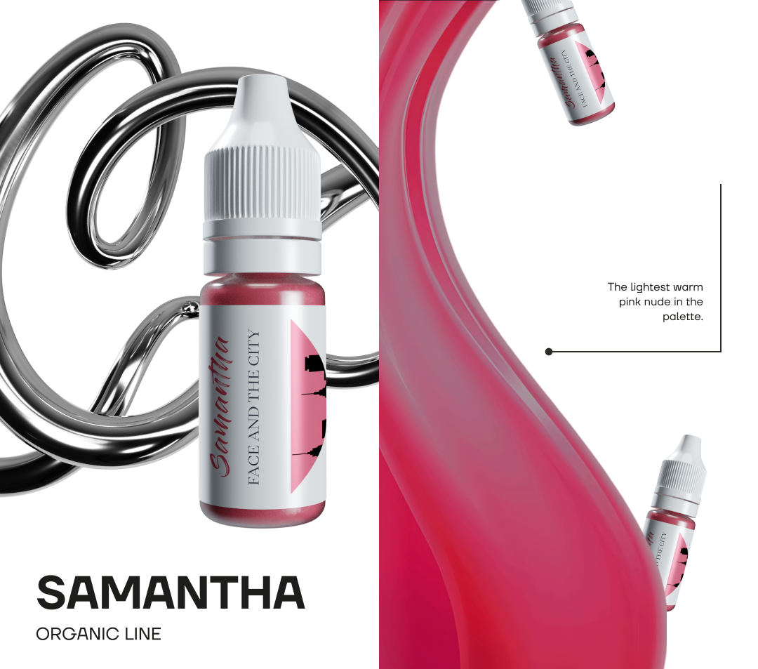 Samantha shade from the FACE Hybrid lip pigment range