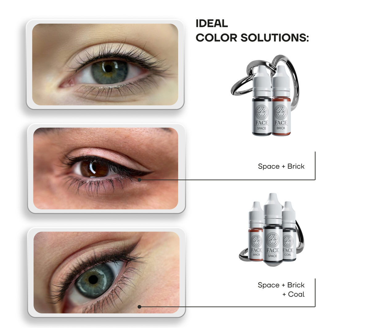 Space shade from the FACE Hybrid eyeliner pigment range
