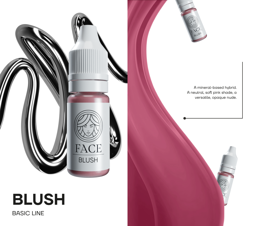 face blush pigments for permanent make up