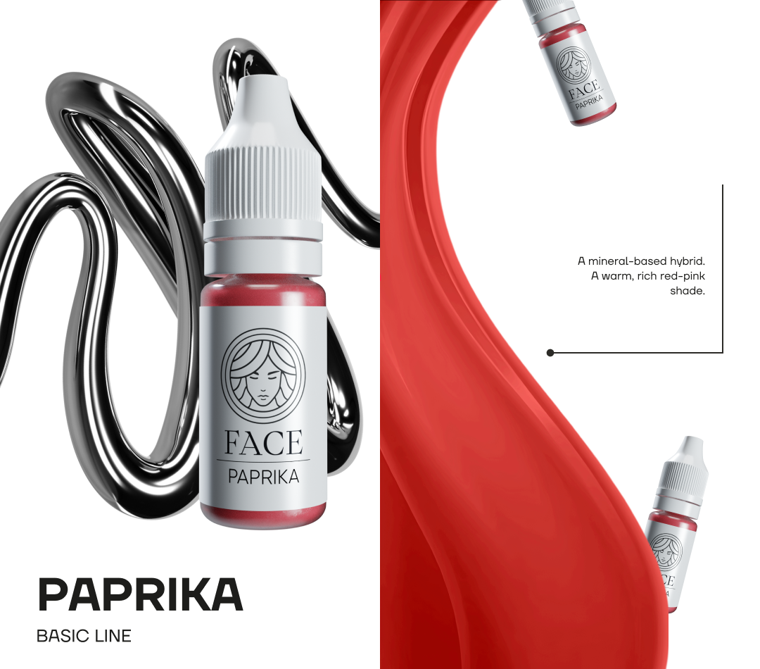 face paprika basic line lips pmu