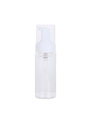 Refillable foam bottle for PMU and tattoo cleansing solutions