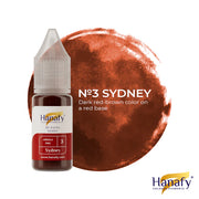 Hanafy Pigment for Areola PRO No.3 Sydney by Pavel Somov, areola pigment bottle