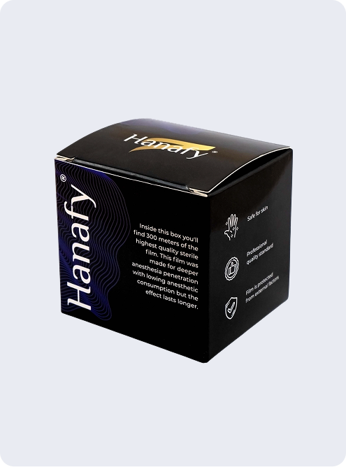 Hanafy Barrier Film for anesthesia enhancement, product detail
