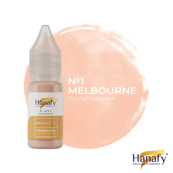 Hanafy Pigment for Camouflage No.1 Melbourne, camouflage pigment bottle