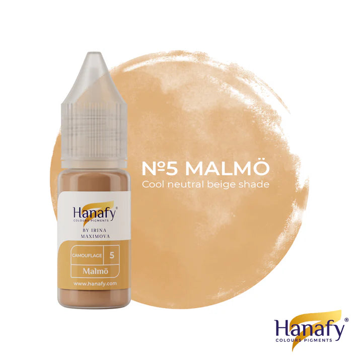 Hanafy pigment voor camouflage No.5 Malmö, flesje camouflagepigment