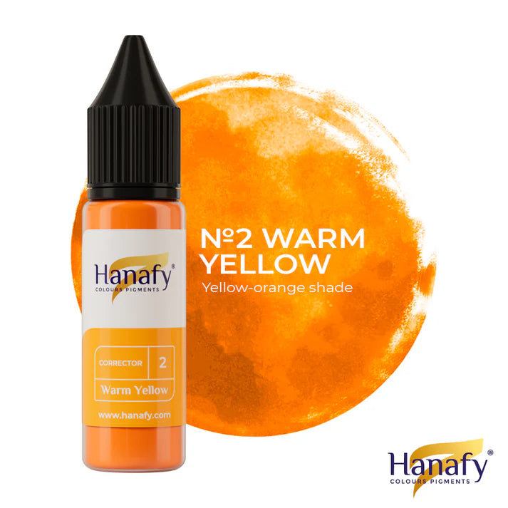Hanafy Corrector No.2 Warm Yellow pigment for brows and lips