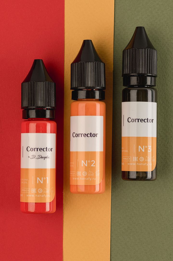 Hanafy correctors No.1, No.2 and No.3 product information