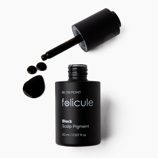 Hanafy Folicule Black SMP pigment bottle with dropper