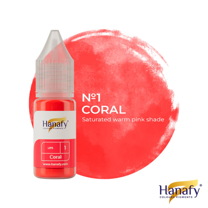 Hanafy Lip Pigment No.1 Coral
