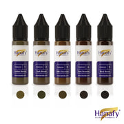 Hanafy Main Eyebrows set, 15 ml brow pigment bottles