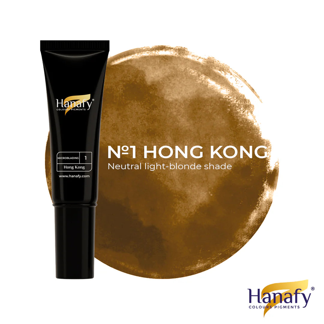 Hanafy Microblading No.1 Hong Kong wenkbrauwpigment, 10 ml