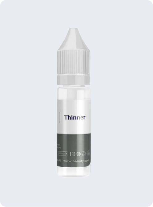Hanafy Pigment Thinner 15 ml for permanent makeup pigments, product card