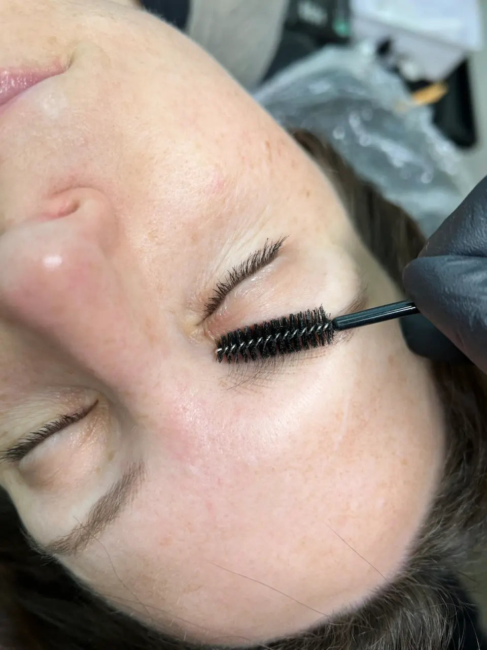 Healed PMU brows done with Hanafy Pulse Pumpkin Spice brow pigment