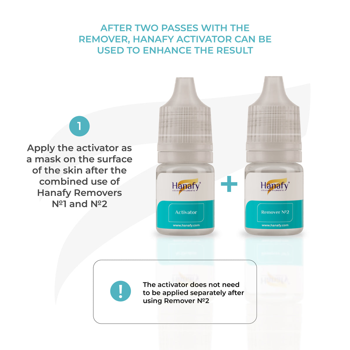 Hanafy Remover No.2 Acid Formula, 5 ml bottle, detail