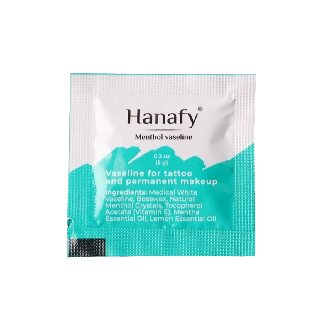 Hanafy Tattoo Vaseline Menthol 3 ml sachets, pack of 100