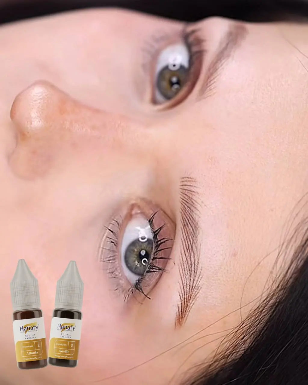 hanafy bohemian brows eyeliner hairstroke powder