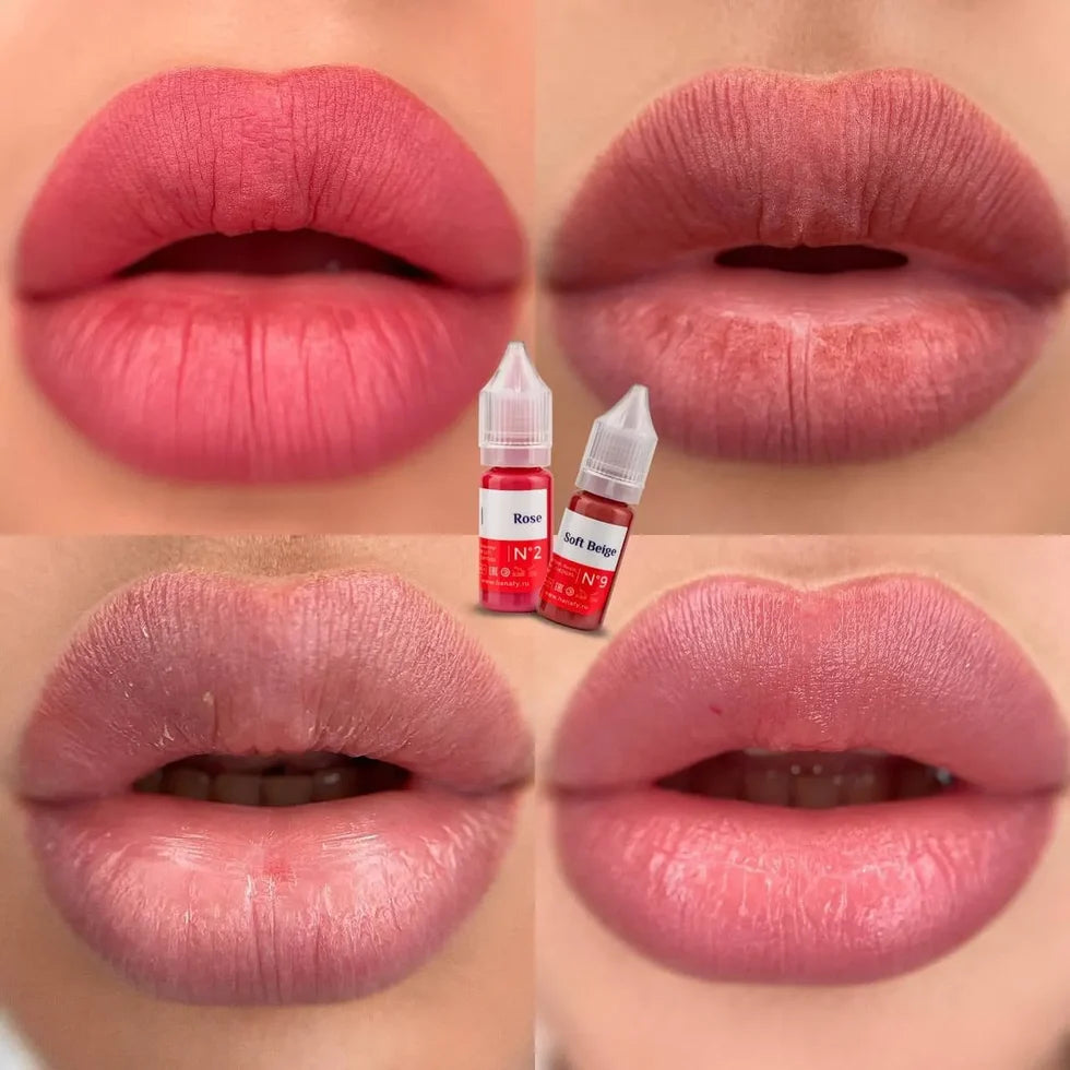 Hanafy Set Lips Main Collection – 10 Hybridpigmente
