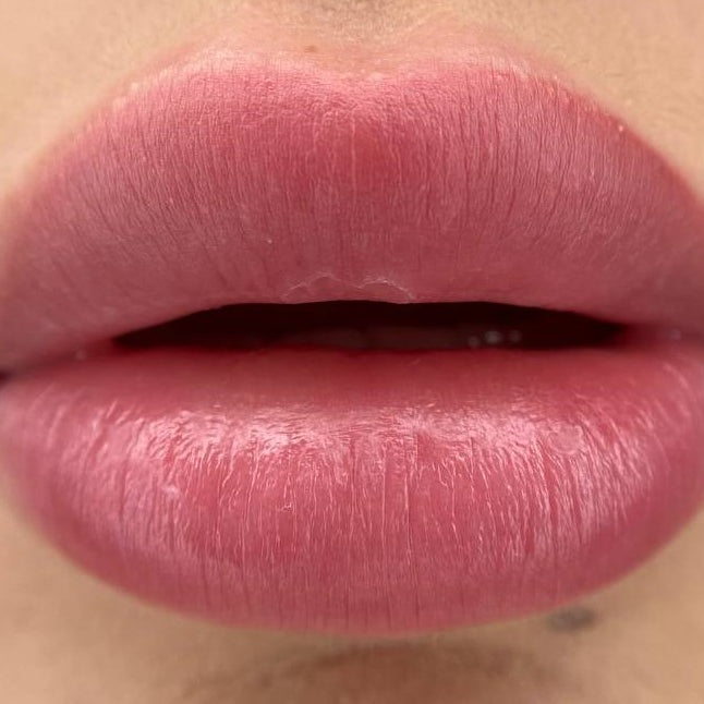 Healed lip blush with a FACE Carrie and Charlotte pigment mix