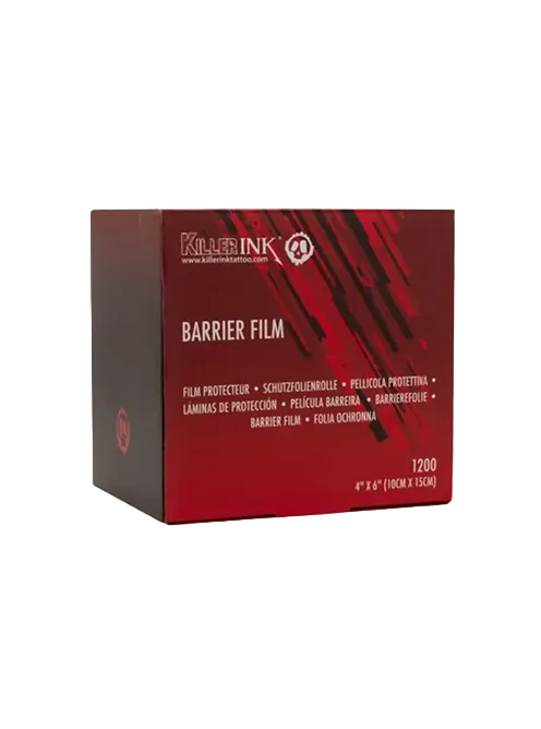 Killer Ink clear barrier film roll, 1200 sheets