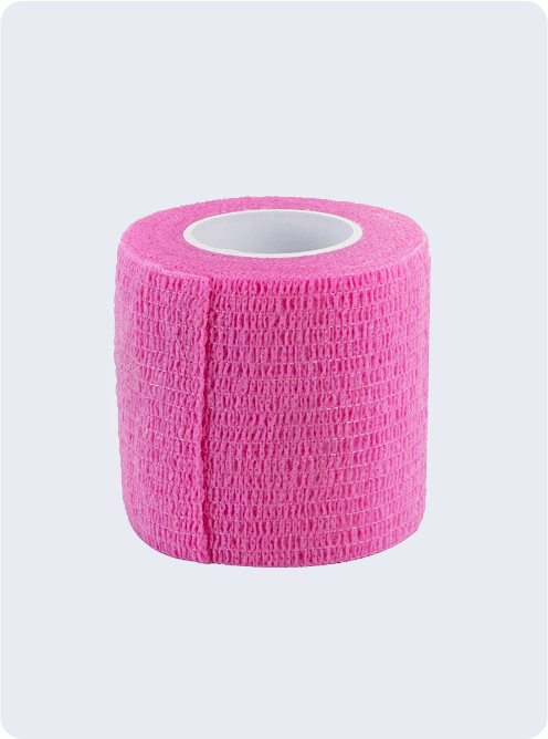 Killer Ink rosa Grip-Wraps 50 mm x 4,5 m, Box mit 12 Stück