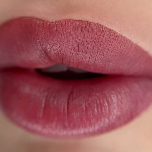 Lip blush with a FACE Noir, Tyra, Samantha and Jolie pigment mix