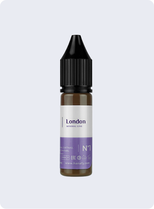 MINERAL PIGMENT EYEBROWS № 1 "LONDON" - PMU Master Boutique 