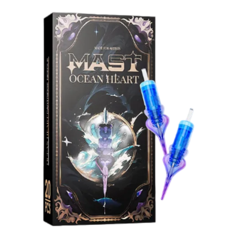 Mast Ocean Heart 0801RLT 0.25 mm needle cartridges, box of 20