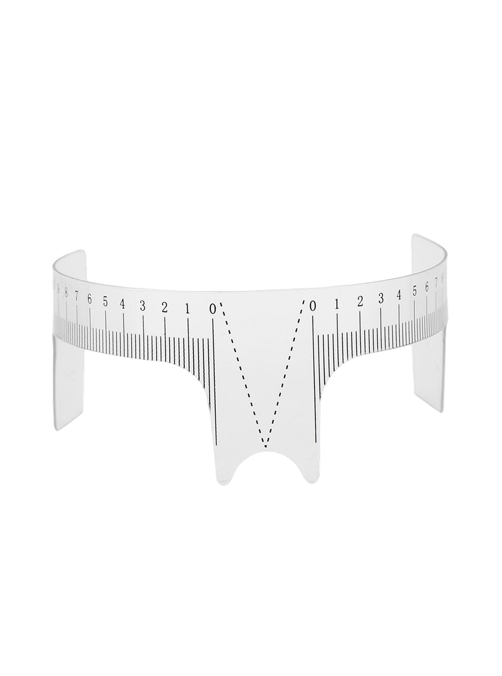 Plastic PMU mapping rulers for brow mapping, pack of 10