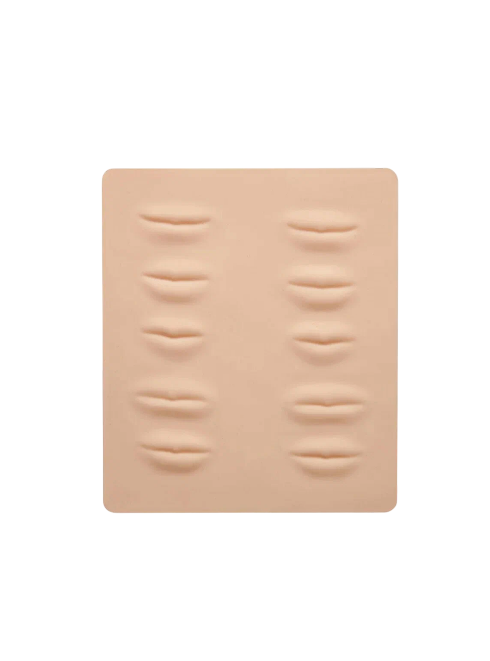 Silicone training mat for PMU practice