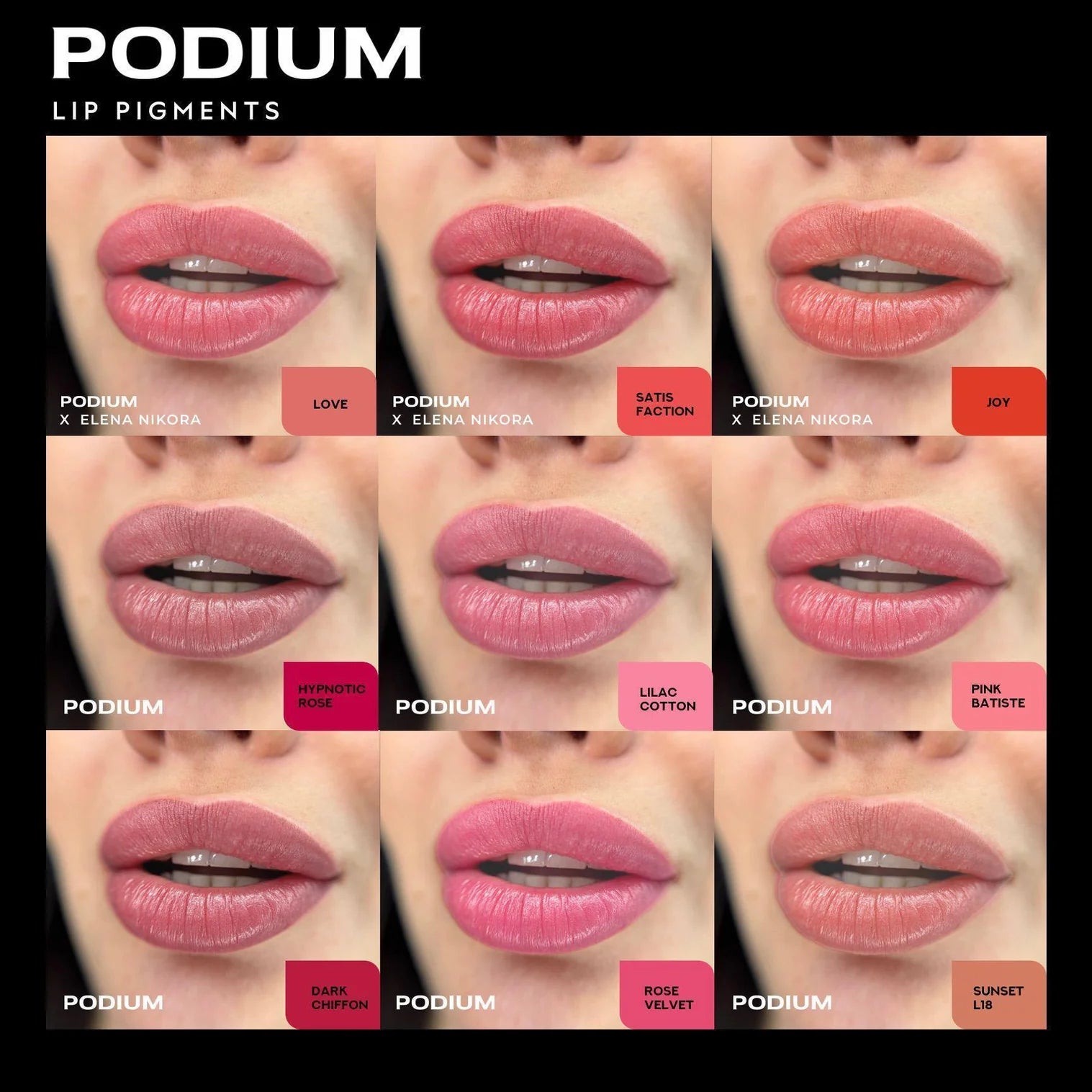 Podium Sunset L18 6 ml - Lip Pigments