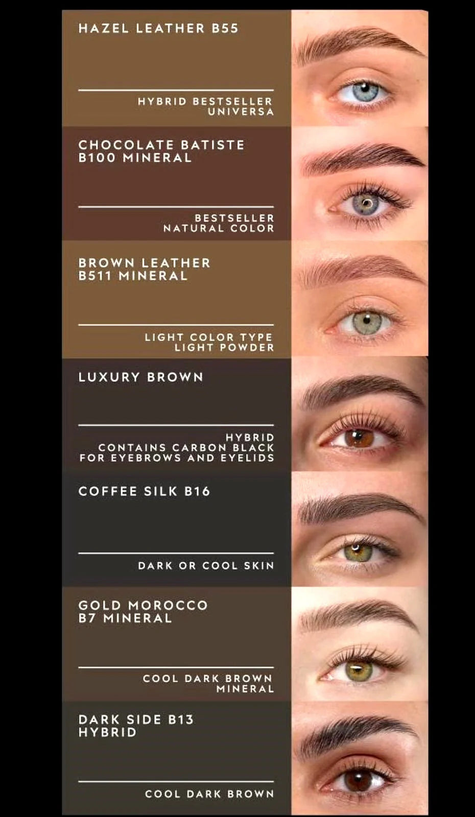Podium Luxury Brown LB54 6 ml - Eyebrow Pigments