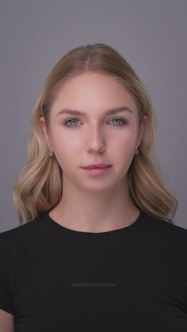 Video laden: FACE Minerals Blonde brow pigment, soft PMU brows on a blonde client (video)