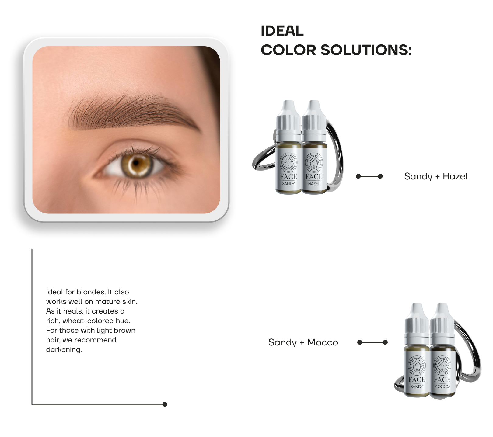 sandy brow pigments face