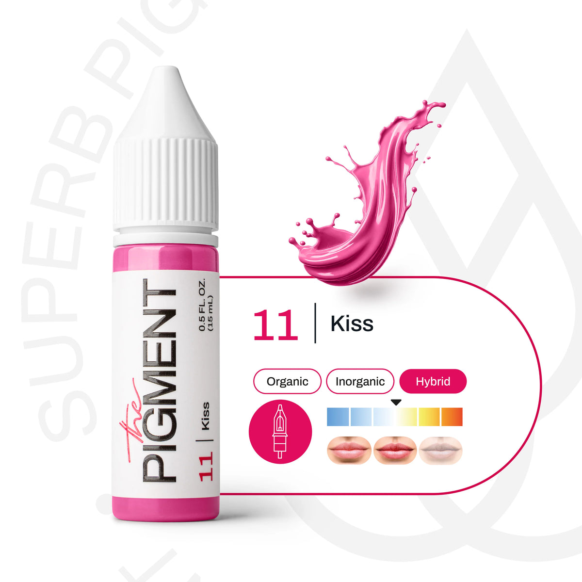 The Pigment 11 Kiss lip pigment for lip blush permanent makeup