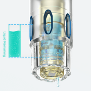 Uhooma M20 microneedling cartridge with built-in serum reservoir, close-up