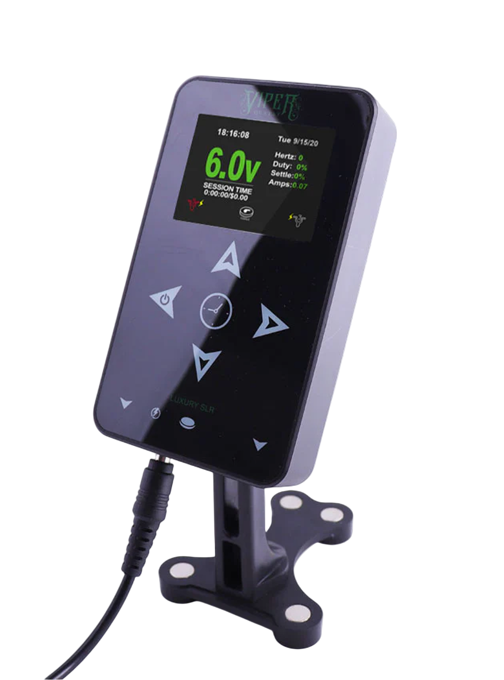 Viper SLR touch power supply for PMU and tattoo machines, product detail