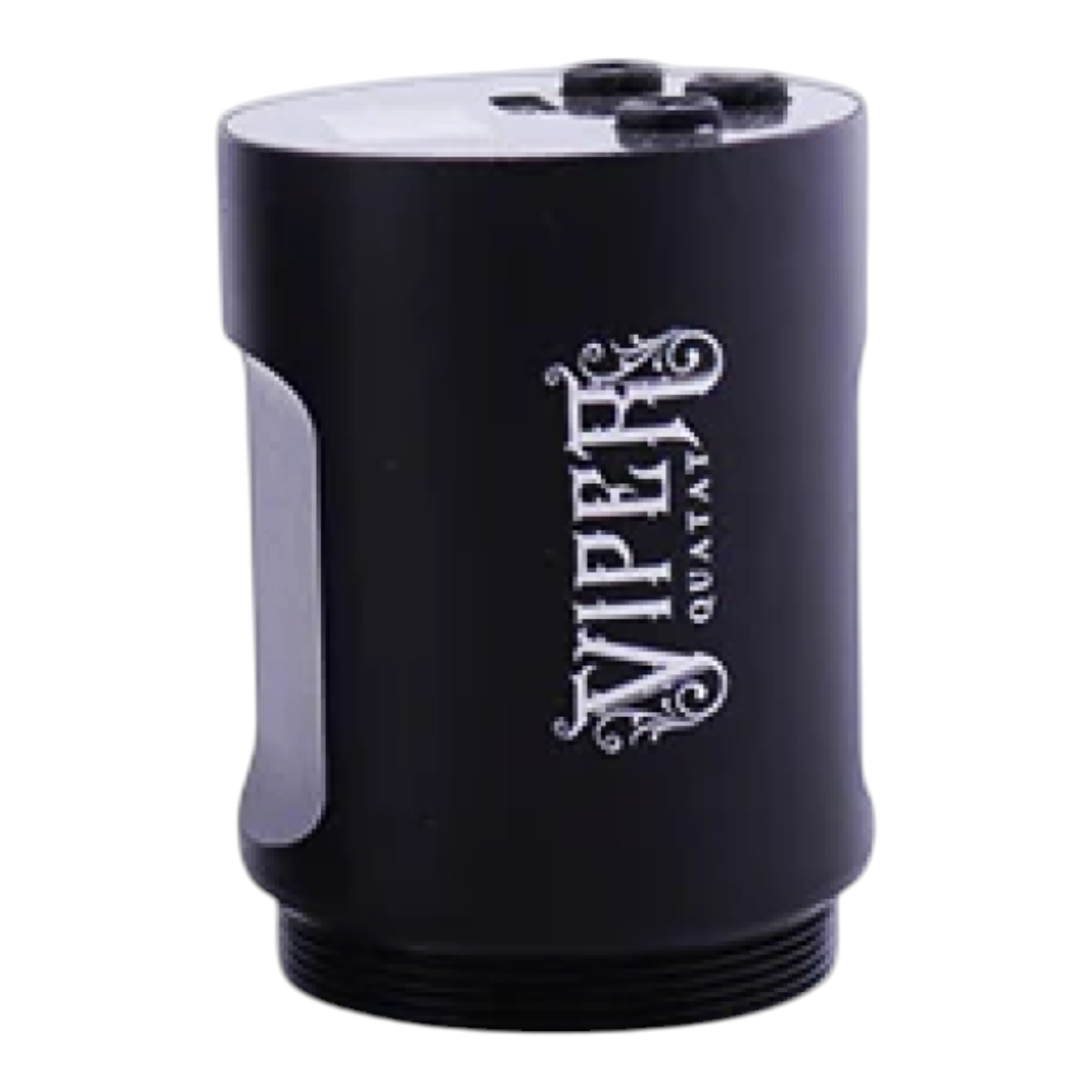 Black Viper backup battery for the wireless pen machine, engraved with the Viper logo