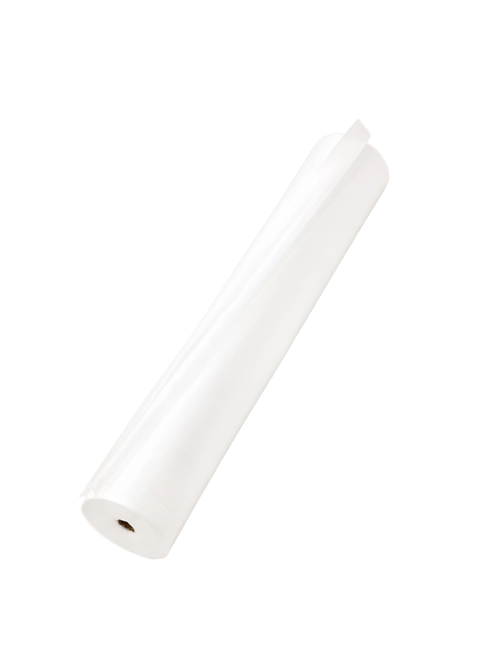 White paper roll couch and surface cover for PMU studios