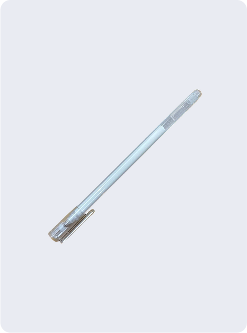 White PMU marker, precision skin marker for permanent makeup